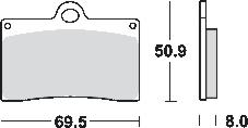 Remblokkenset   mcb540 CRQ*