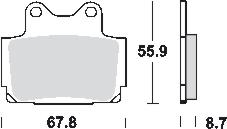 Remblokkenset   mcb541SH