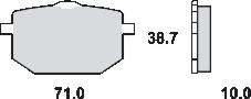 Remblokkenset MCB568*