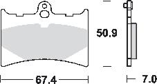 Remblokkenset MCB572*