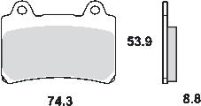 Remblokkenset MCB584*