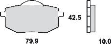 Remblokkenset MCB587*