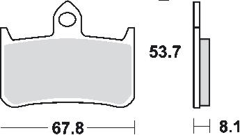 Remblokkenset MCB593