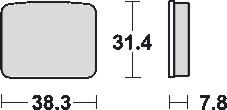 Remblokkenset MCB596*