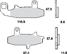 Remblokkenset MCB597SV