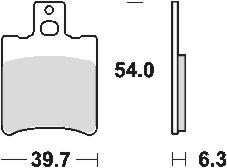 Remblokkenset MCB644 RQ*