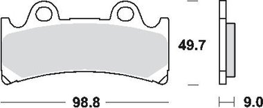 Remblokkenset MCB656 SRQ*