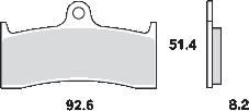 Remblokkenset MCB660 CRQ*