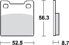 Remblokkenset MCB678 SH*