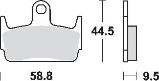 Remblokkenset MCB686*