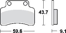 Remblokkenset MCB694*