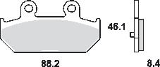 Remblokkenset MCB751 LF*