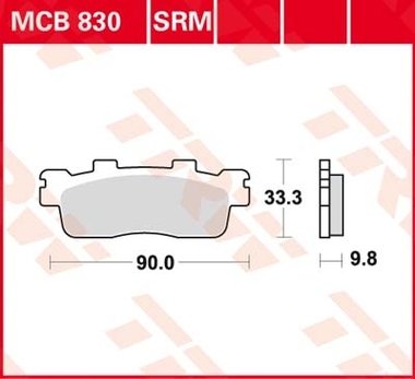 Remblokkenset MCB830*