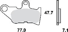 Remblokkenset MCB728*