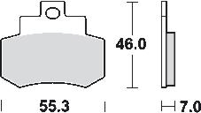 Remblokkenset MCB733*