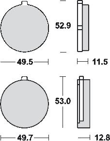 Remblokkenset  MCB72*