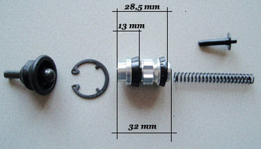 Revisieset hoofdremclinder radiaal 17 mm