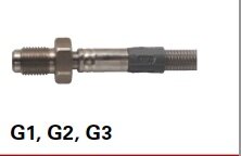 Connector buitendraad,  G2 M10 x 1.25