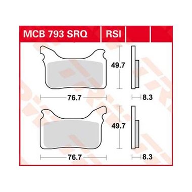 Remblokkenset MCB793 SRQ*