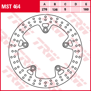 Remschijf (star)  Lucas MST464